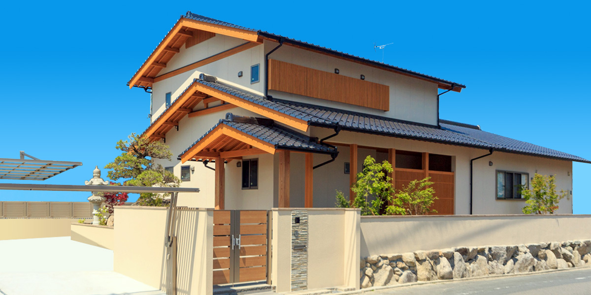 施工事例・日本家屋の外観